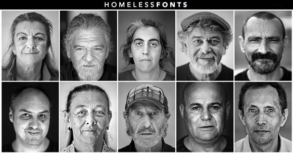 HomelessFonts - Proyecto solidario - Fundación Arrels - Personas