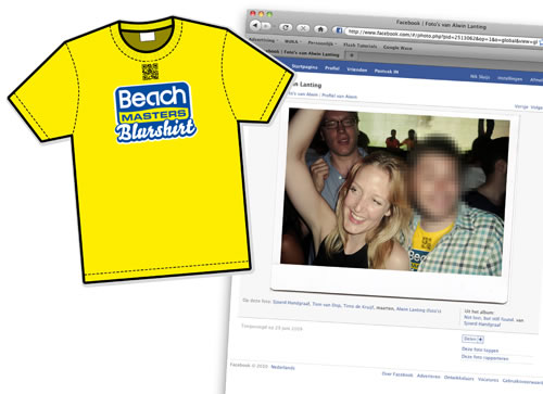 Pantallazo de la Beachmasters Blurshirt en la Red Social