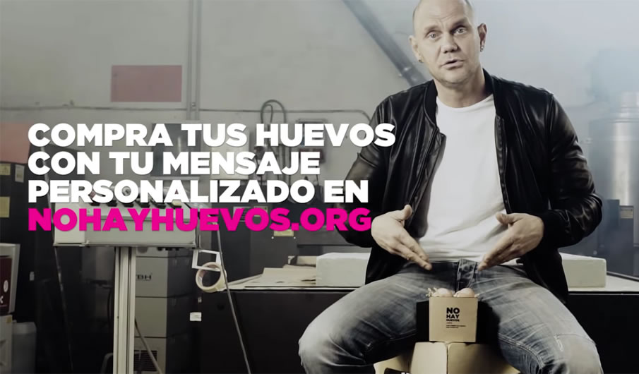 Spot "No hay huevos" | Campaña de publicidad con Nacho Vidal para Chrysallis